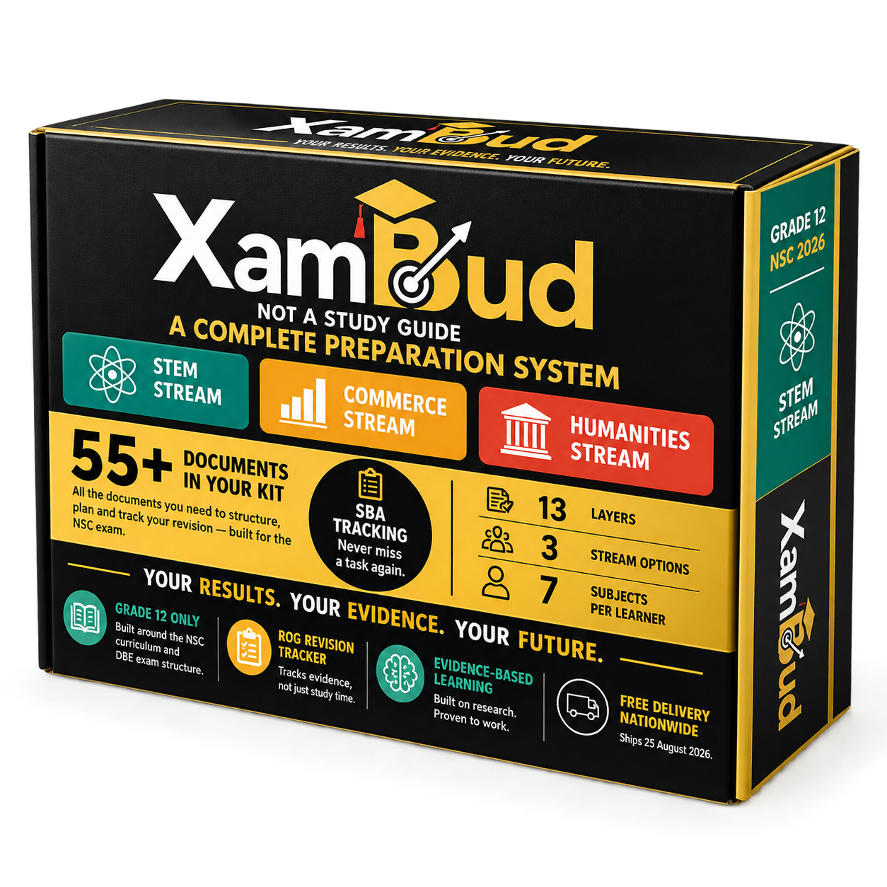 XamBud Scholar Edition Grade 12 Complete Preparation System — STEM Stream